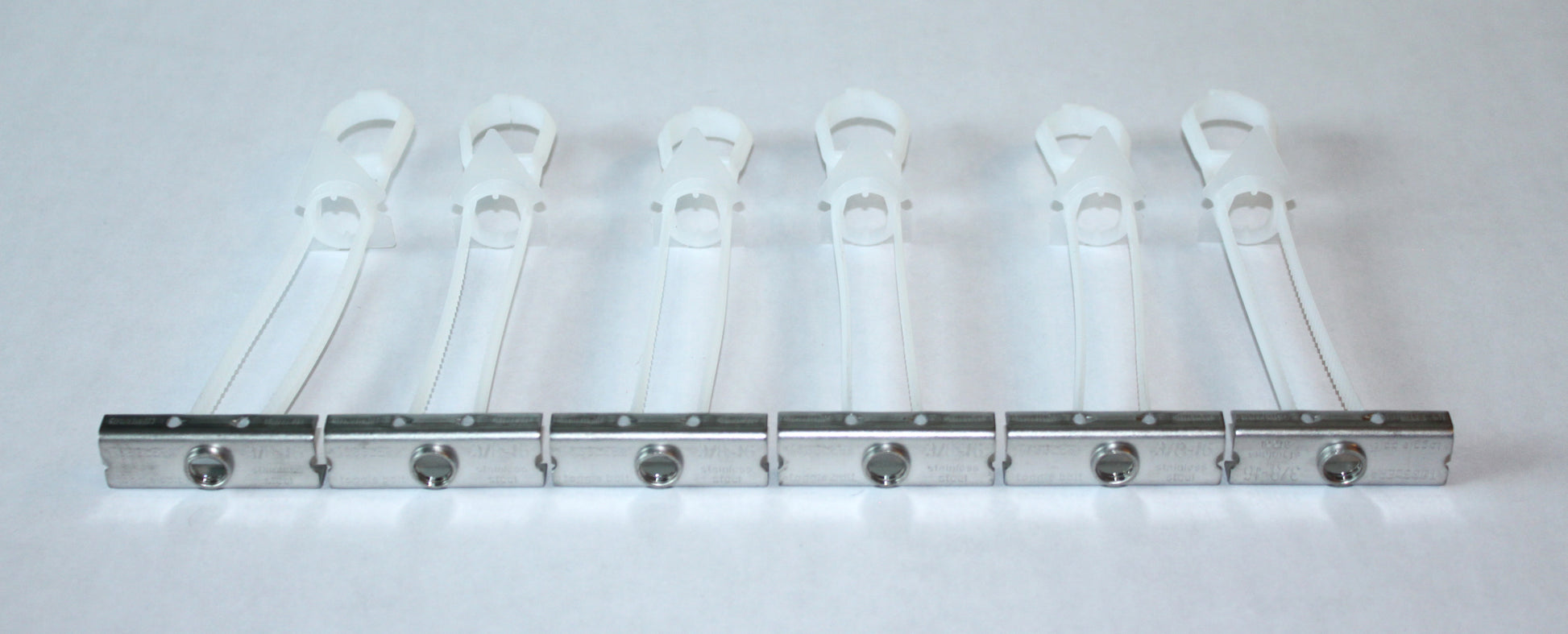 MMT-55W Six Stainless Steel Self-Seating Wing Nuts