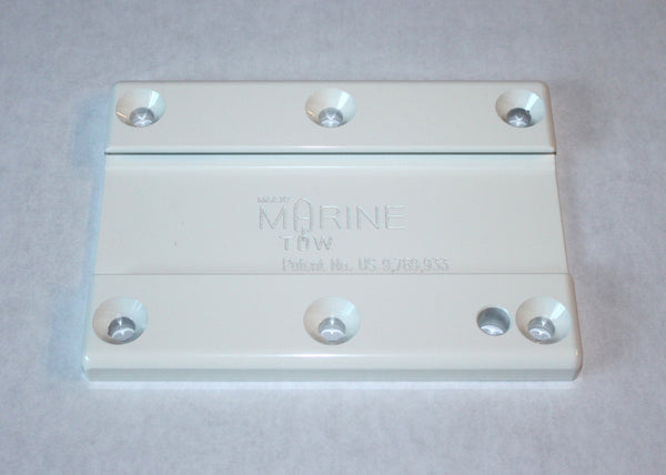 MMT-64W Base Plate, 8”/20.3cm x 6”/15.3cm, Polymer Coated 6061 Grade Aluminum